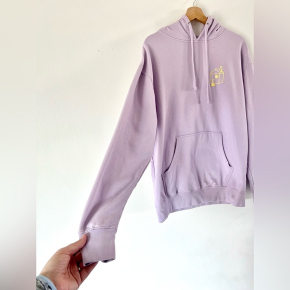 Harry Styles Harry's House Tour Playlist Lilac Purple Hoodie Size Large - Picture 2 of 8